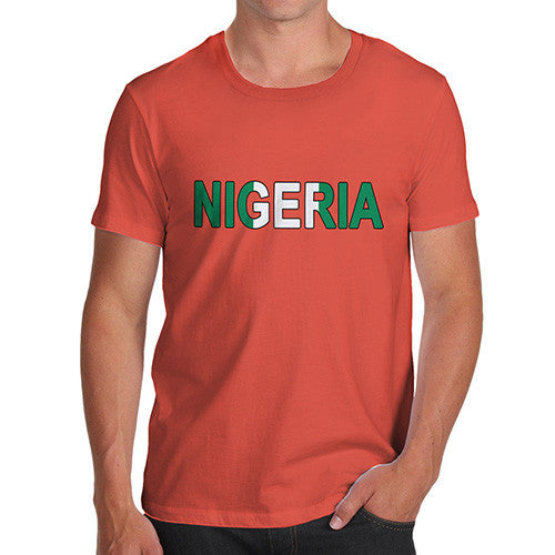 Men's Nigeria Flag Football T-Shirt