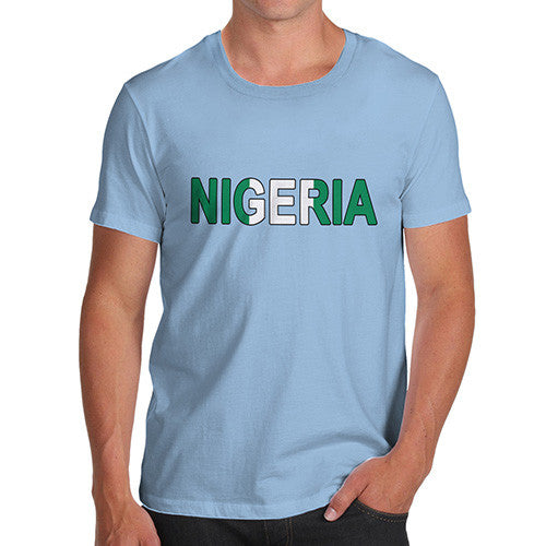 Men's Nigeria Flag Football T-Shirt