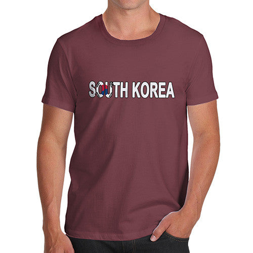 Men's South Korea Flag Football T-Shirt