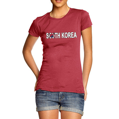 Women's South Korea Flag Football T-Shirt