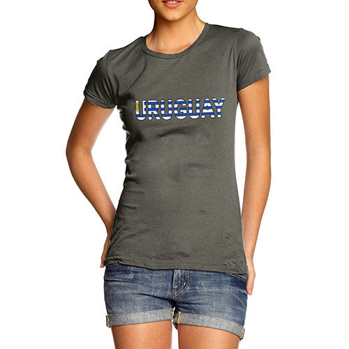 Women's Uruguay Flag Football T-Shirt