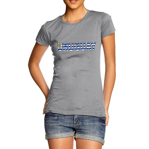 Women's Uruguay Flag Football T-Shirt