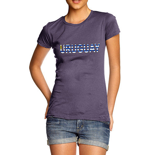 Women's Uruguay Flag Football T-Shirt