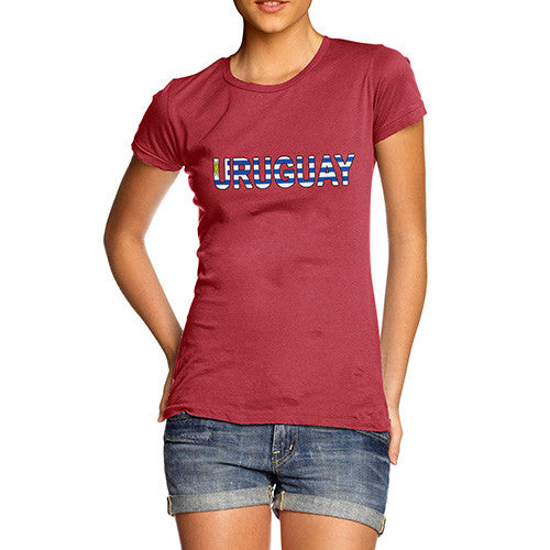 Women's Uruguay Flag Football T-Shirt