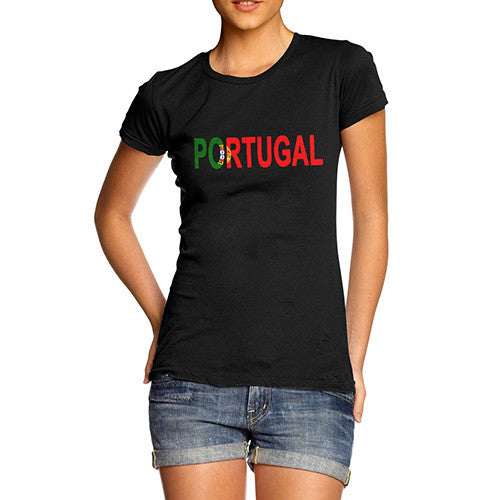 Women's Portugal Flag Football T-Shirt