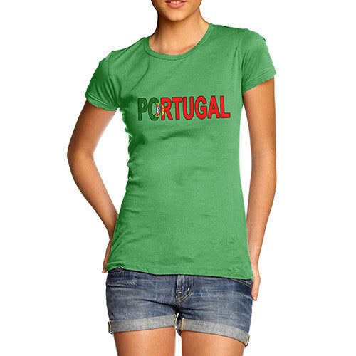 Women's Portugal Flag Football T-Shirt