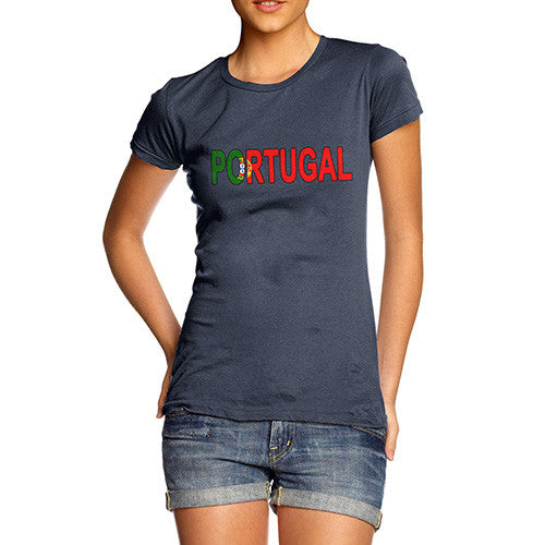 Women's Portugal Flag Football T-Shirt