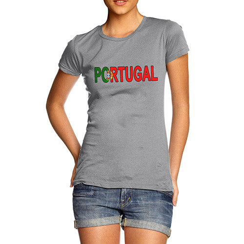 Women's Portugal Flag Football T-Shirt