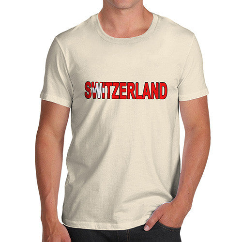 Men's Switzerland Flag Football T-Shirt