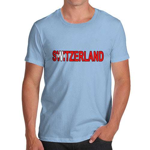 Men's Switzerland Flag Football T-Shirt