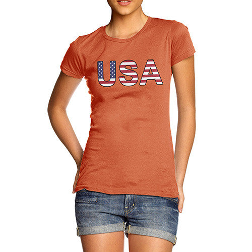 Women's USA Flag Football T-Shirt