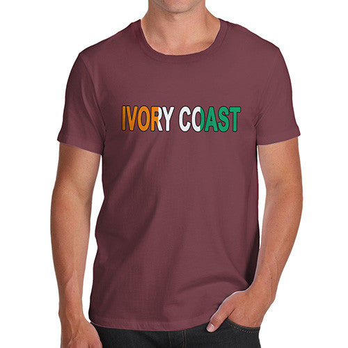 Men's Ivory Coast Flag Football T-Shirt