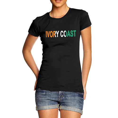 Women's Ivory Coast Flag Football T-Shirt