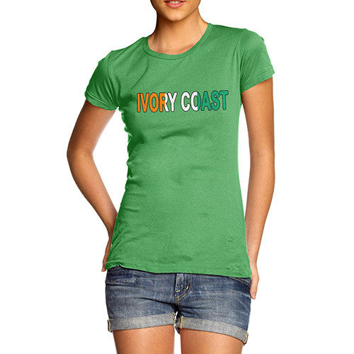 Women's Ivory Coast Flag Football T-Shirt