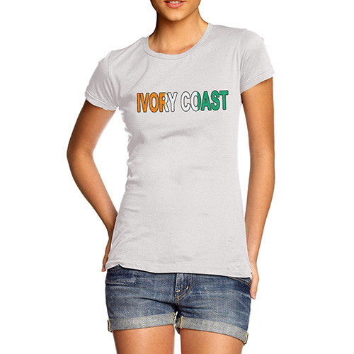 Women's Ivory Coast Flag Football T-Shirt