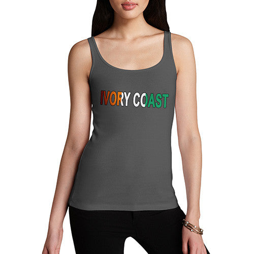 Women's Ivory Coast Flag Football Tank Top