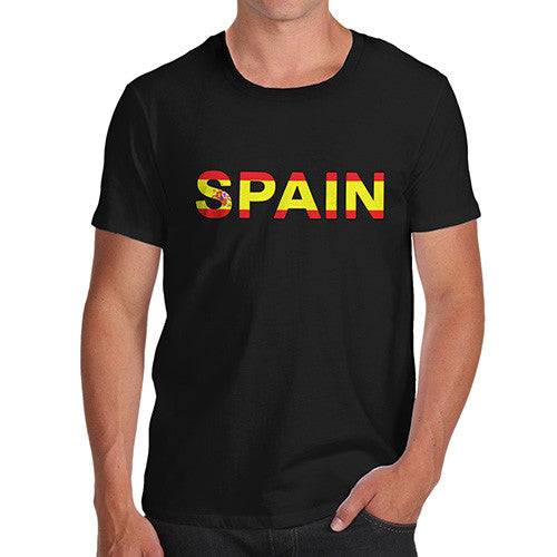 Men's Spain Flag Football T-Shirt