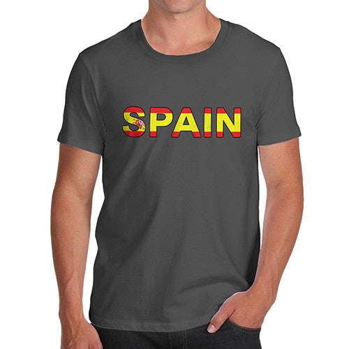 Men's Spain Flag Football T-Shirt