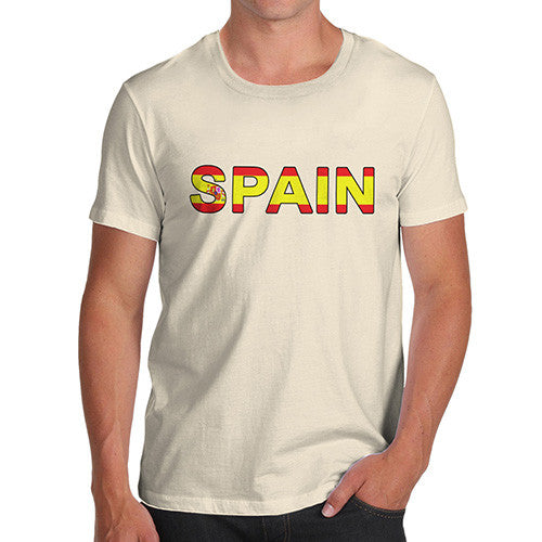 Men's Spain Flag Football T-Shirt