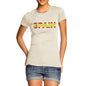 Women's Spain Flag Football T-Shirt