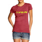 Women's Spain Flag Football T-Shirt