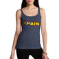 Women's Spain Flag Football Tank Top