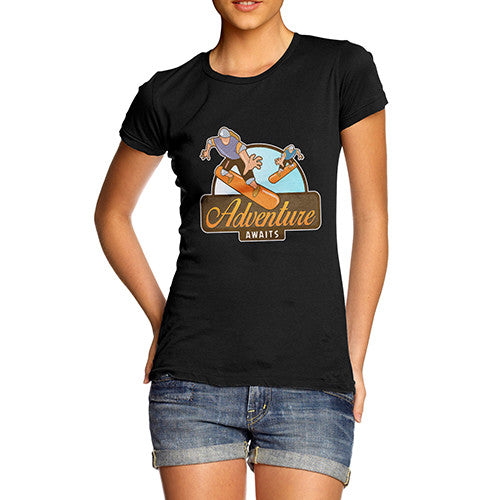 Womens Skateboard Adventure T-Shirt