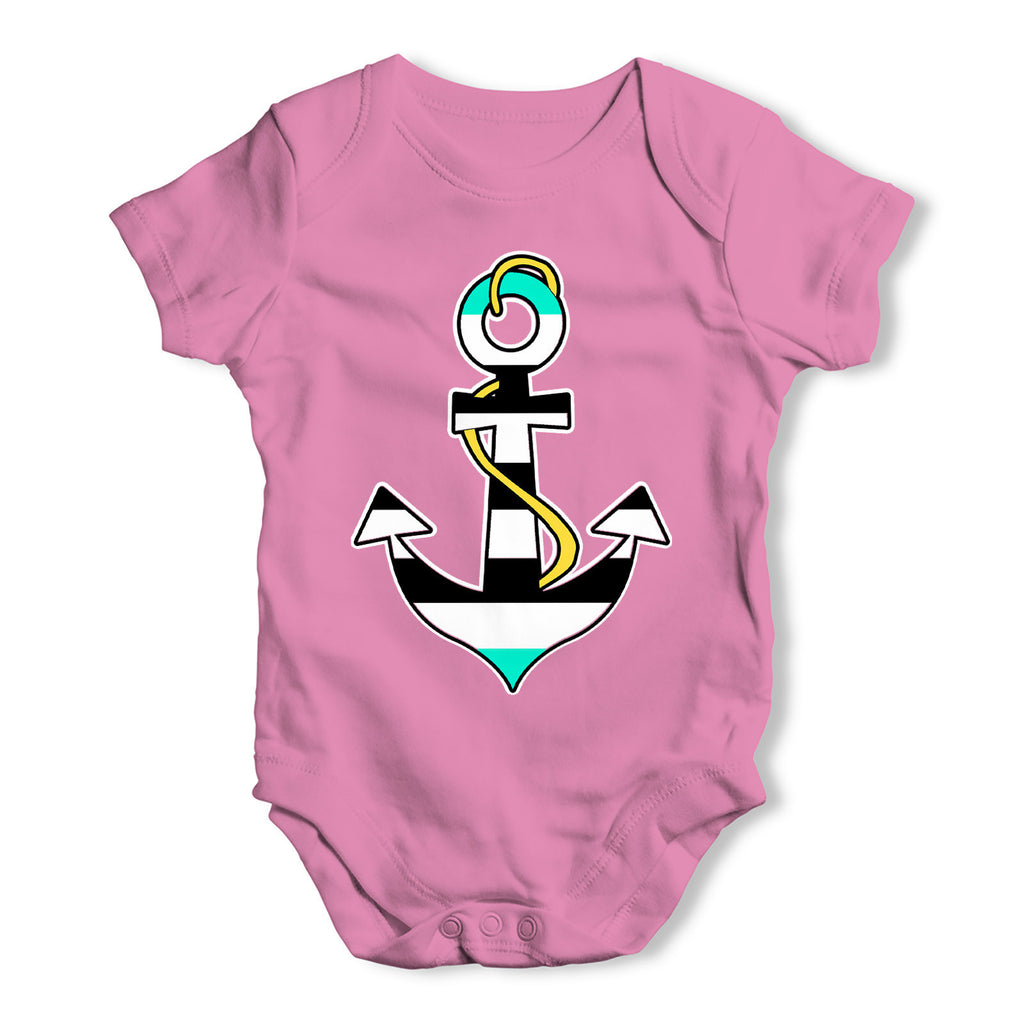Nautical Anchor Baby Grow Bodysuit
