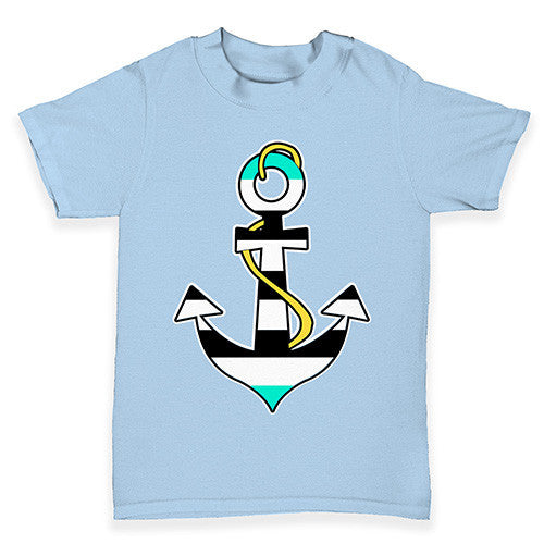 Nautical Anchor Baby Toddler T-Shirt