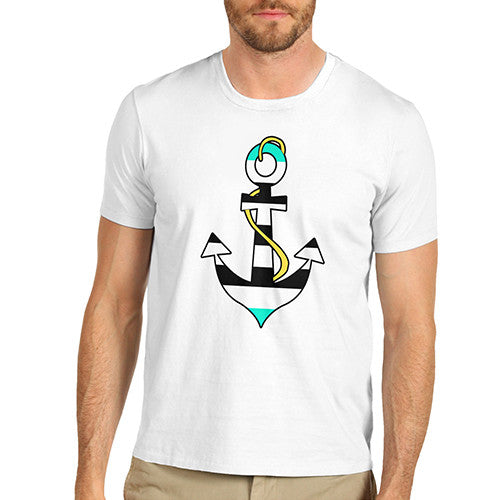 Mens Navy Sailor Anchor T-Shirt