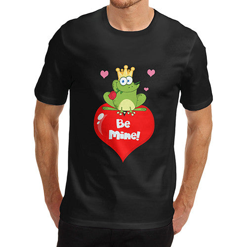 Mens Be Mine Frog And The Prince T-Shirt