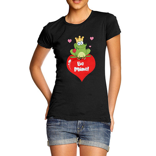 Womens Be Mine Frog And The Prince T-Shirt