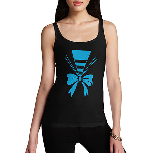 Womens Sailor Bow Tie Tank Top