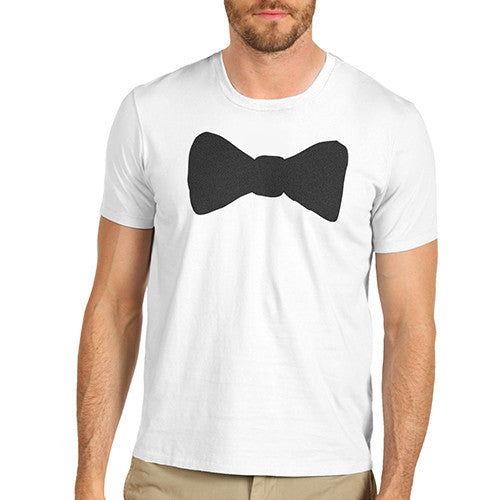 Mens Classy Bow Tie T-Shirt
