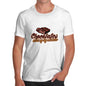 Mens Chocolate Makes My Day Better T-Shirt