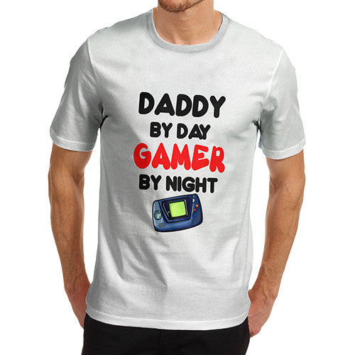 Mens Daddy By Day Gamer By Night T-Shirt