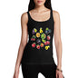 Womens Smiling Fruits Tank Top