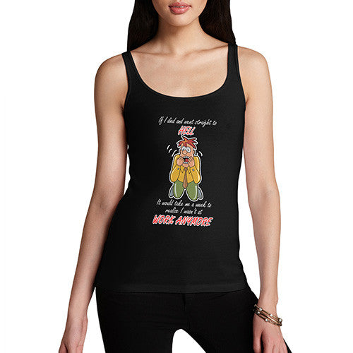 Womens Job From Hell Tank Top