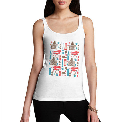 Womens London British Icons Tank Top