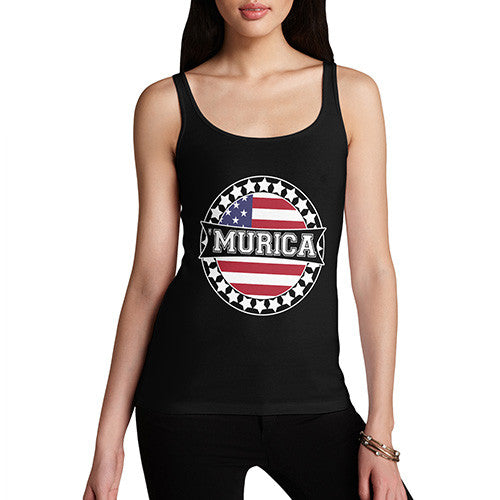 Women's Murica America Funny Tank Top