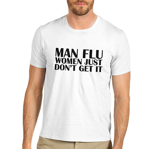 Mens Man Flu Dilemma T-Shirt