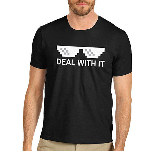 Mens Sunglasses Deal With It T-Shirt