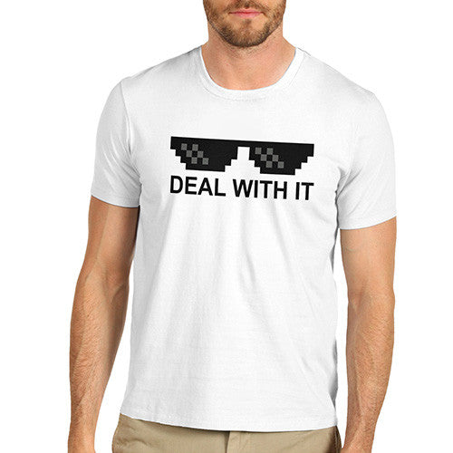 Mens Sunglasses Deal With It T-Shirt