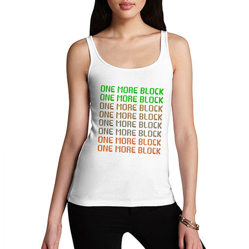 Womens One More Block Tank Top