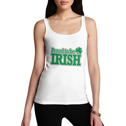 Womens Proud To Be Irish Tank Top