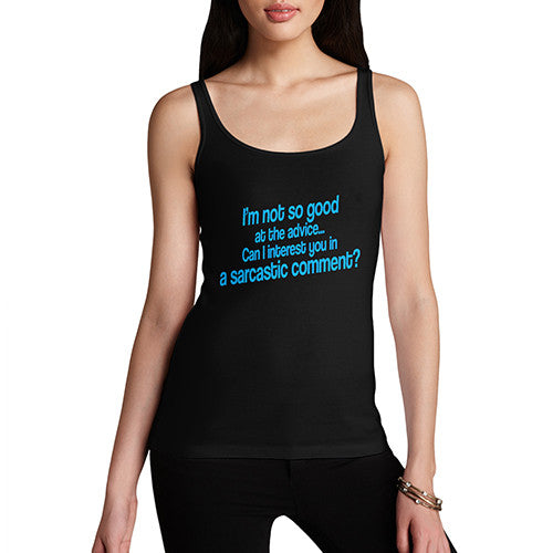 Womens Sarcastic Comment Tank Top