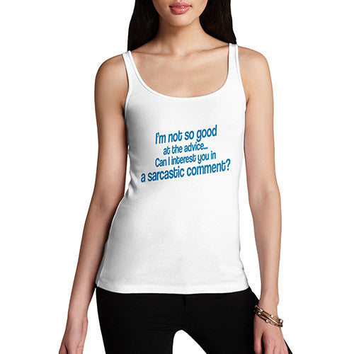 Womens Sarcastic Comment Tank Top