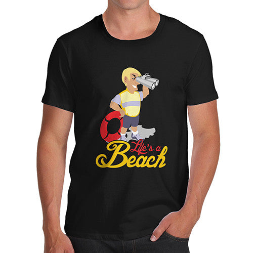 Mens Life Is A Beach T-Shirt