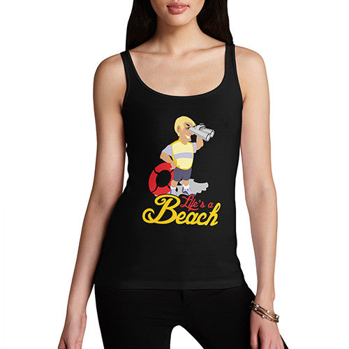 Womens Life Is A Beach Tank Top