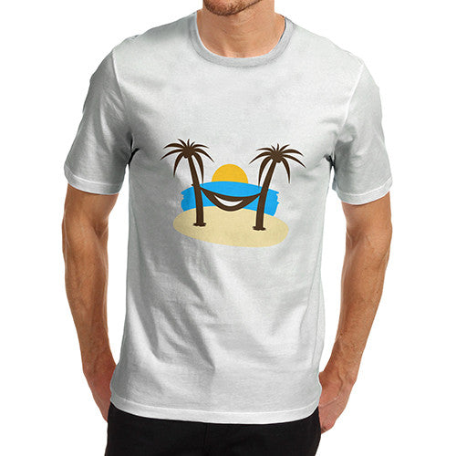 Mens Tropical Island Smile T-Shirt